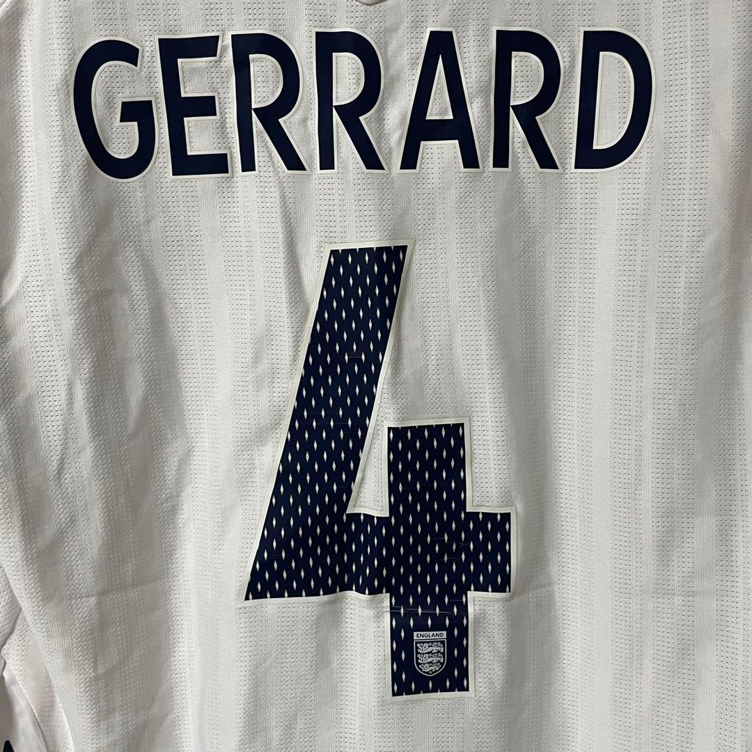 【新品タグ付き】 アンブロ　イングランド代表　ジェラード　ユニフォーム　背番号4