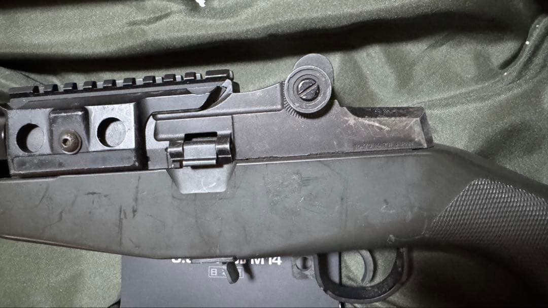 東京マルイ 電動ガン M14 O.D.ストック　マウントベース付き