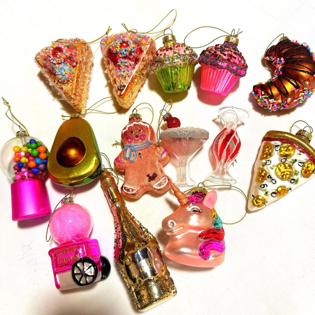 【まとめ売り】 フライングタイガー　ガラスオーナメント　クリスマスオーナメント