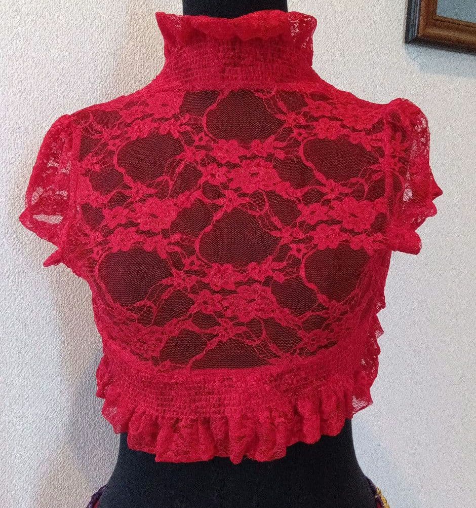 ジプシースカート　ヒップスカーフ　ボレロ　4点セットステ―ジ衣装　ロマ