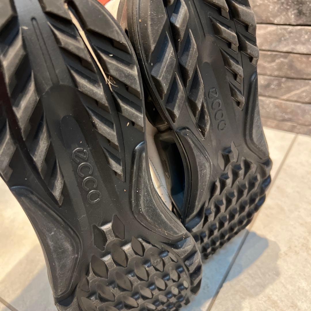 ECCO ゴルフシューズ ホワイト/ブラック