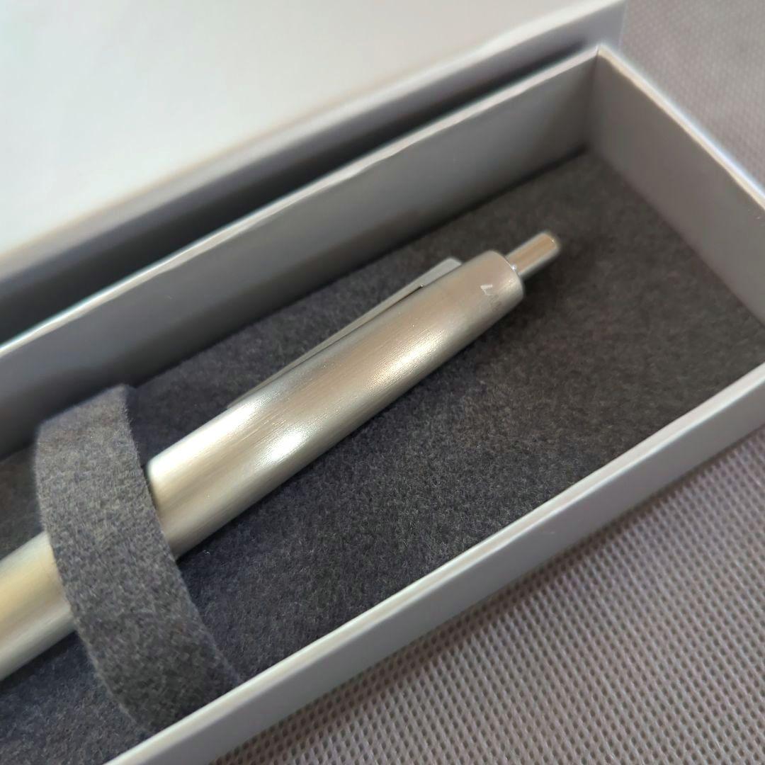 「ラミー2000　プリミエステンレス　ボールペン」ジェットストリームリフィル付