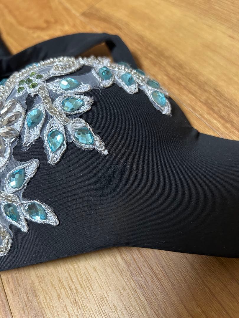 ベリーダンス衣装　サイーディドレス／バラディドレス　ブラック