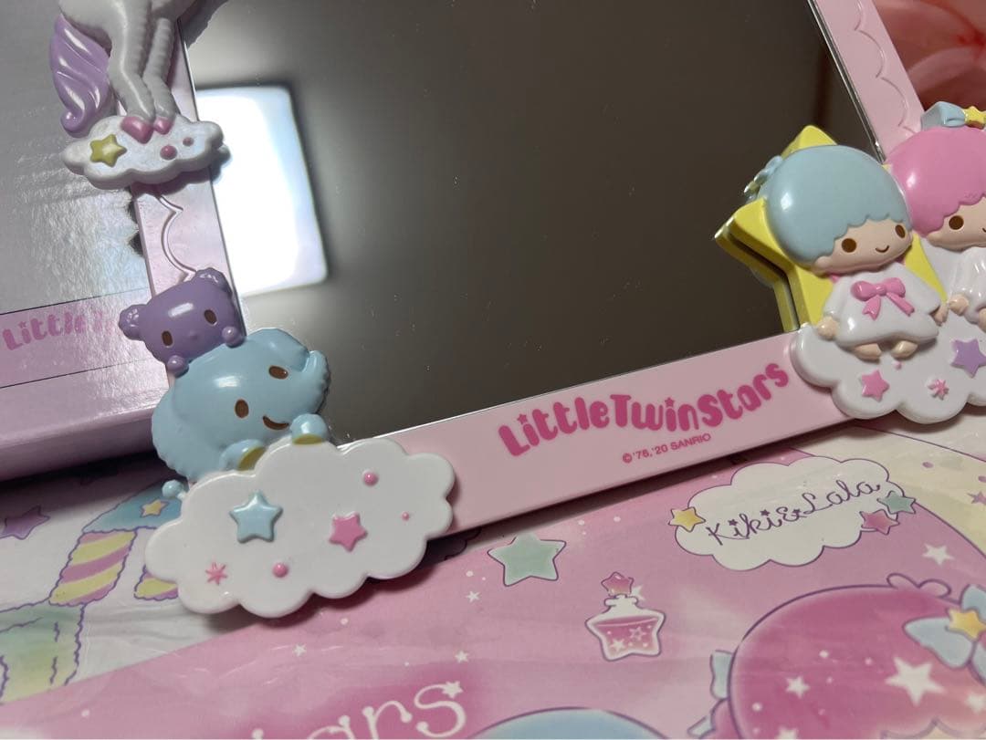 サンリオ リトルツインスターズ キラキラ 激レア★2020年 2Wayミラー