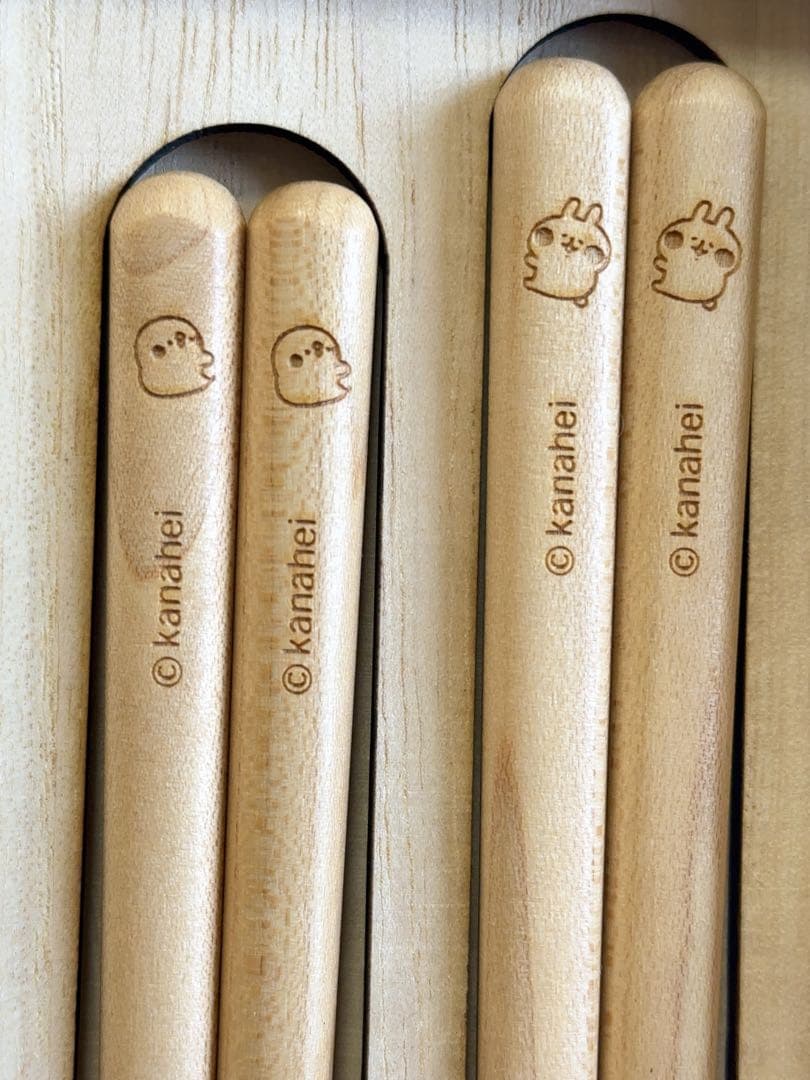 カナヘイの小動物箸、箸置きセット廃盤品