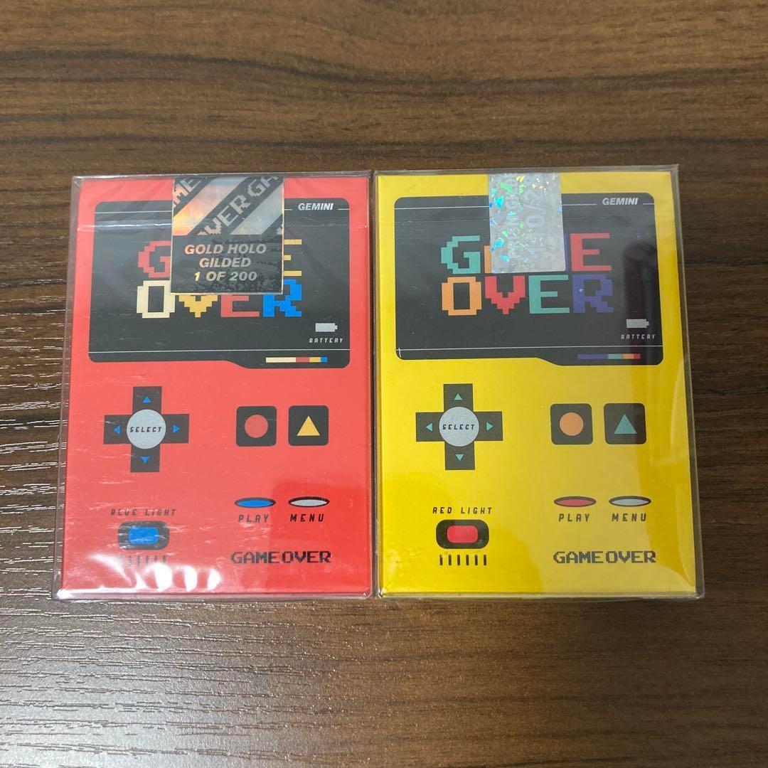 トランプ GEMINI GAME OVER GILDED set