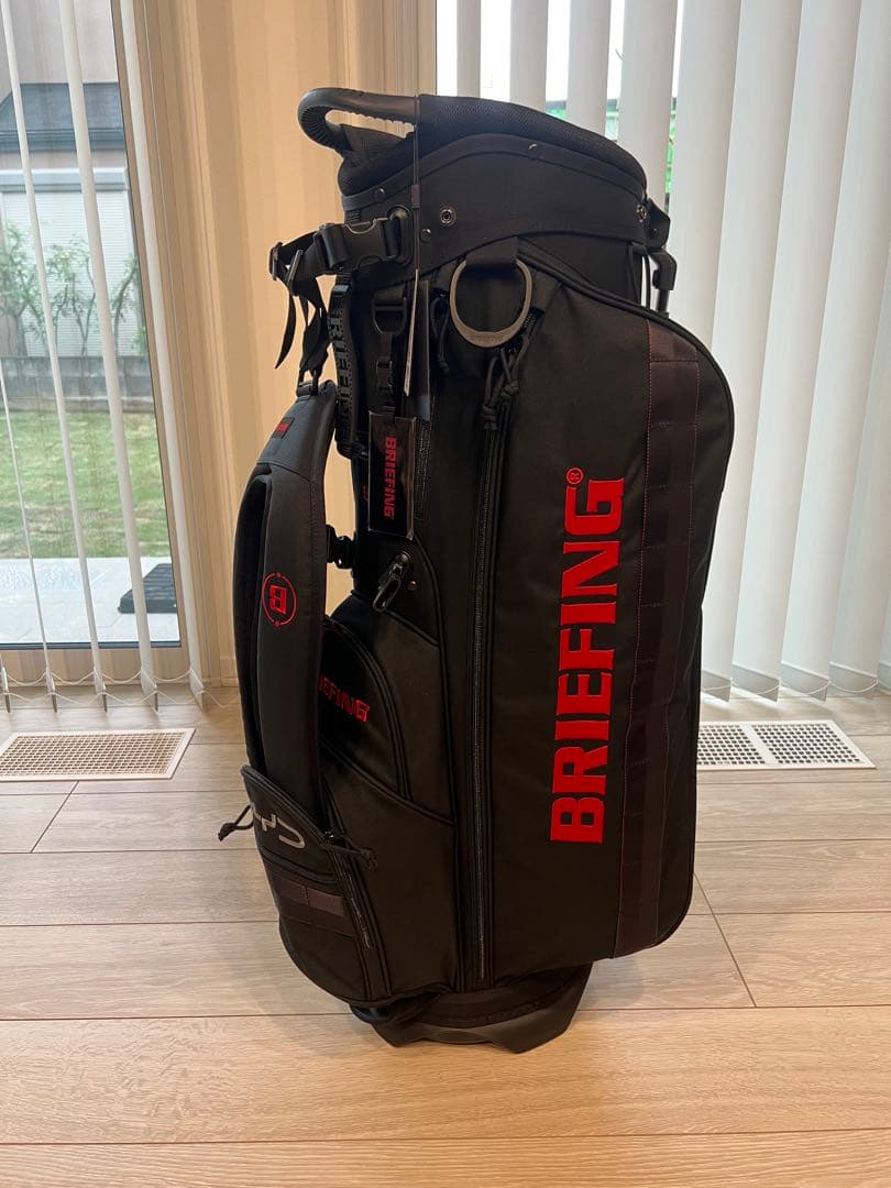 BRIEFING ブラック キャディバッグ(CR-4)
