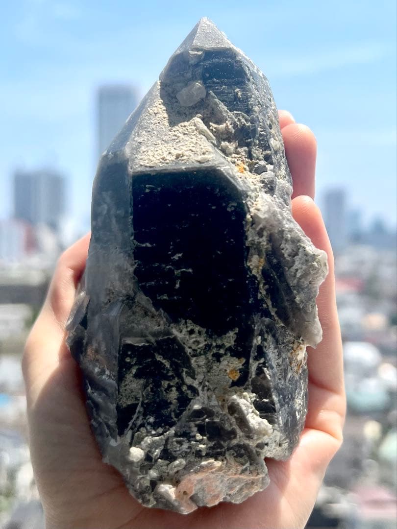 最終価格✨美✨希少✨AAAAAチベット産 ドリームコート モリオン 叡智の黒神殿