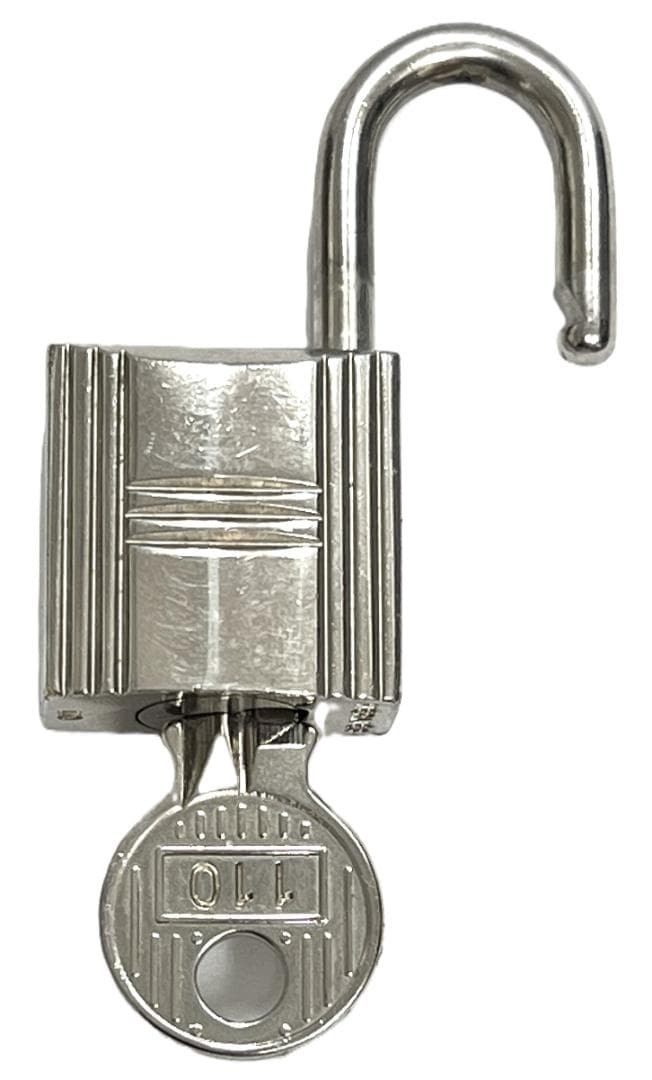 エルメス カデナ＆キー パドロック No.110 SV 中古品 (100085)