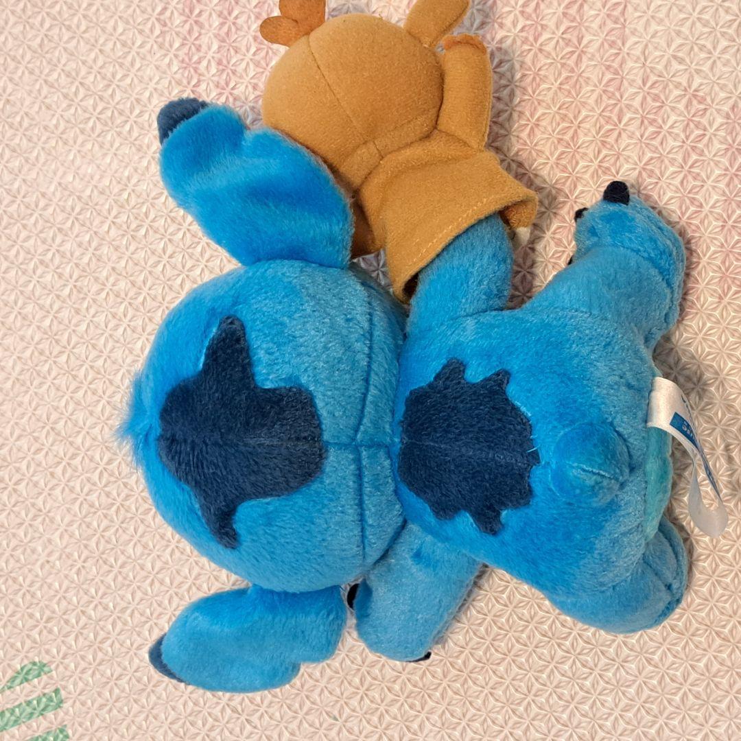 ルーベンのパペットを持ったスティッチのぬいぐるみ　リロ&スティッチ　レア
