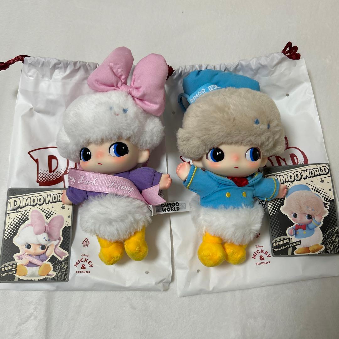 DIMOO DISNEY ドナルド デイジー セット　POPMART