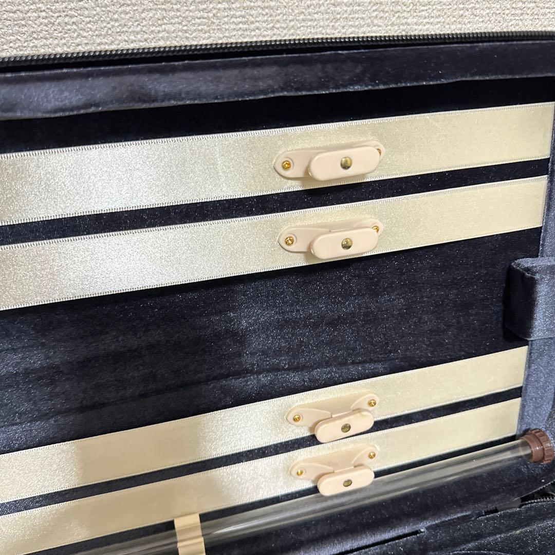 高級 Lang バイオリンケース 4/4サイズ 弦楽器 湿度計 弓4本収納