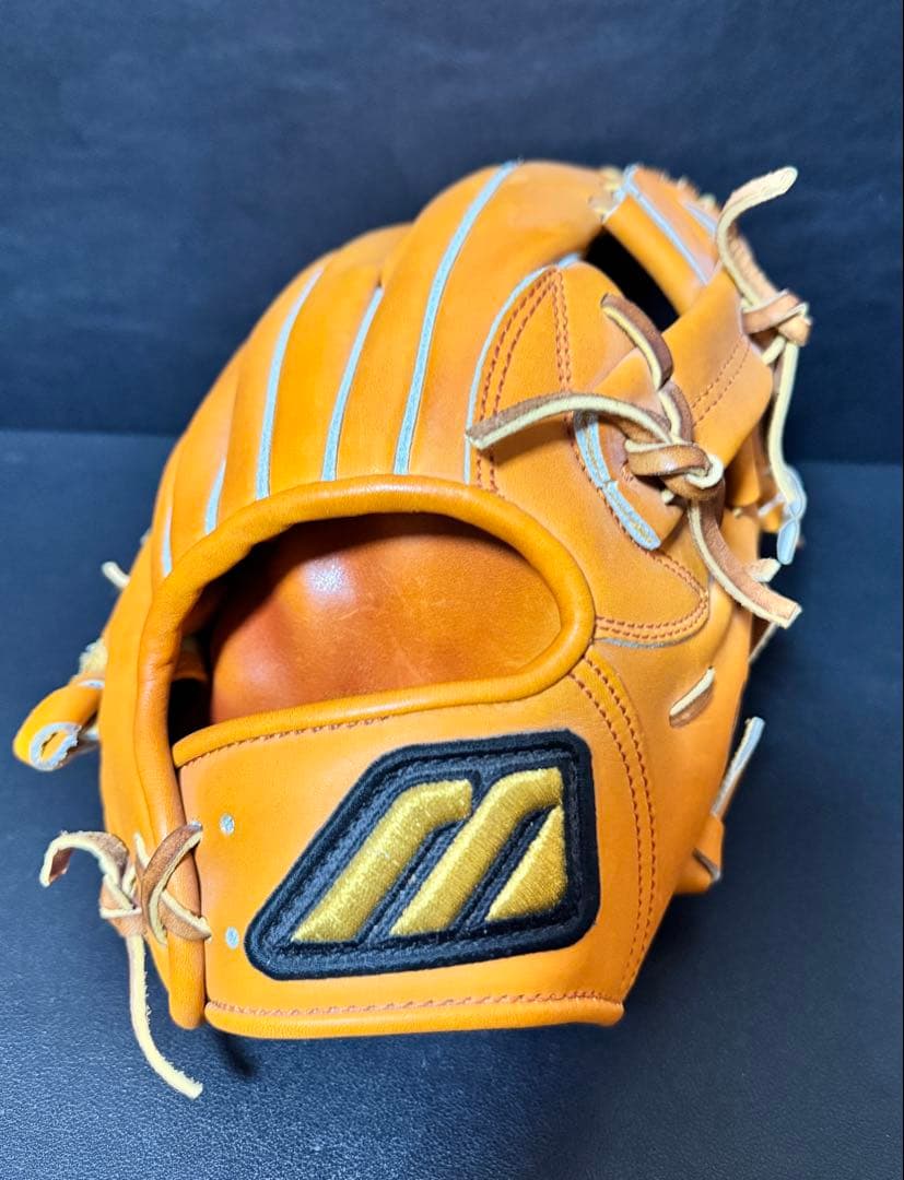 ミズノプロ 硬式 グローブ オレンジ Mマーク