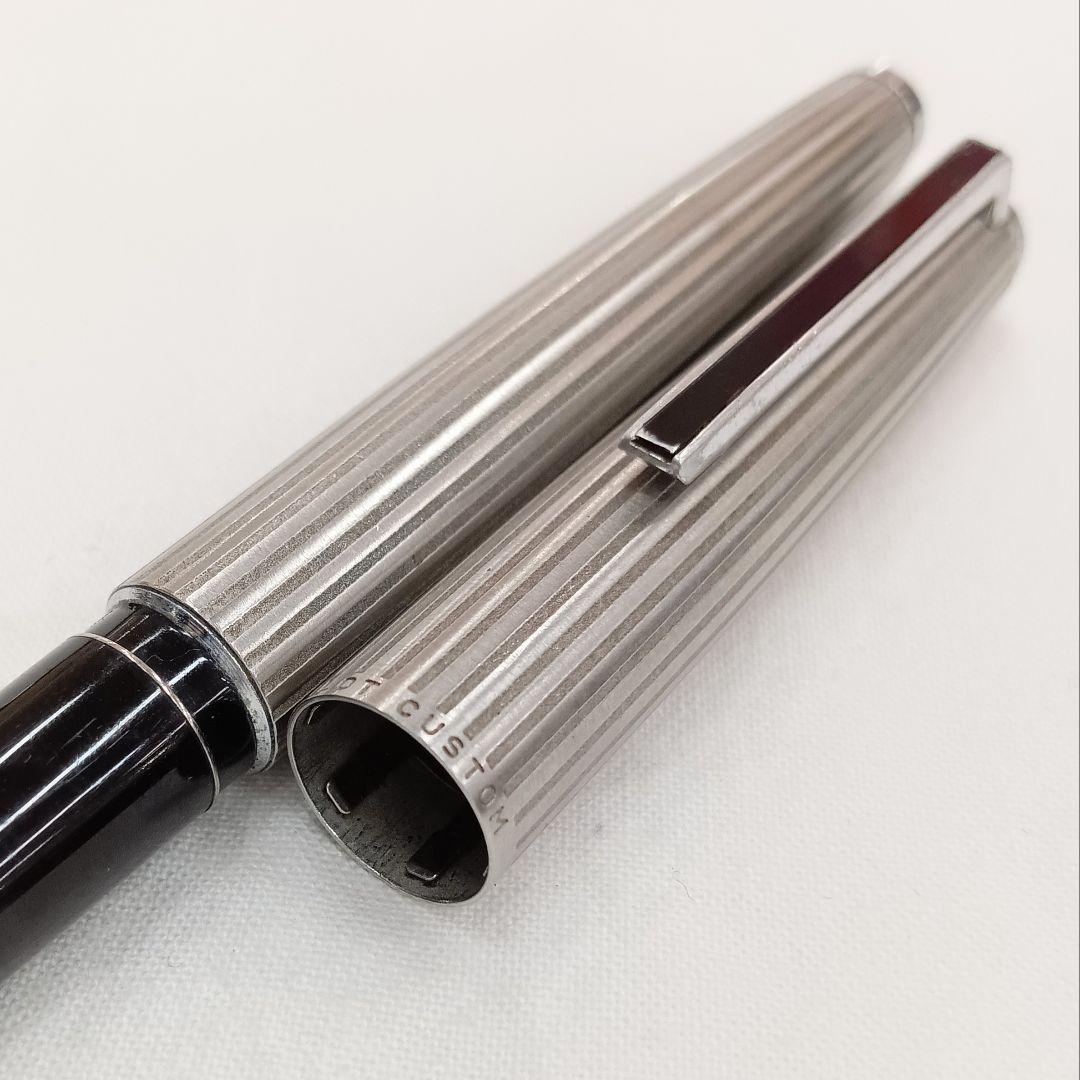 筆記未確認 リユース PILOT パイロット カスタムストライプ ペン先M 中字