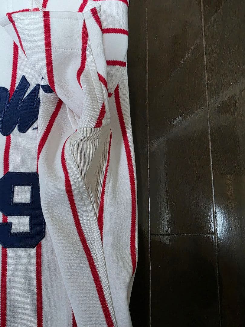 【実使用】東京ヤクルトスワローズ　上野忠選手1997年ホームユニホーム#69