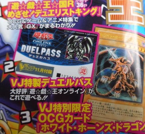 【PSA10レベル】遊戯王 Vジャンプ限定 カード ホワイトホーンズドラゴン