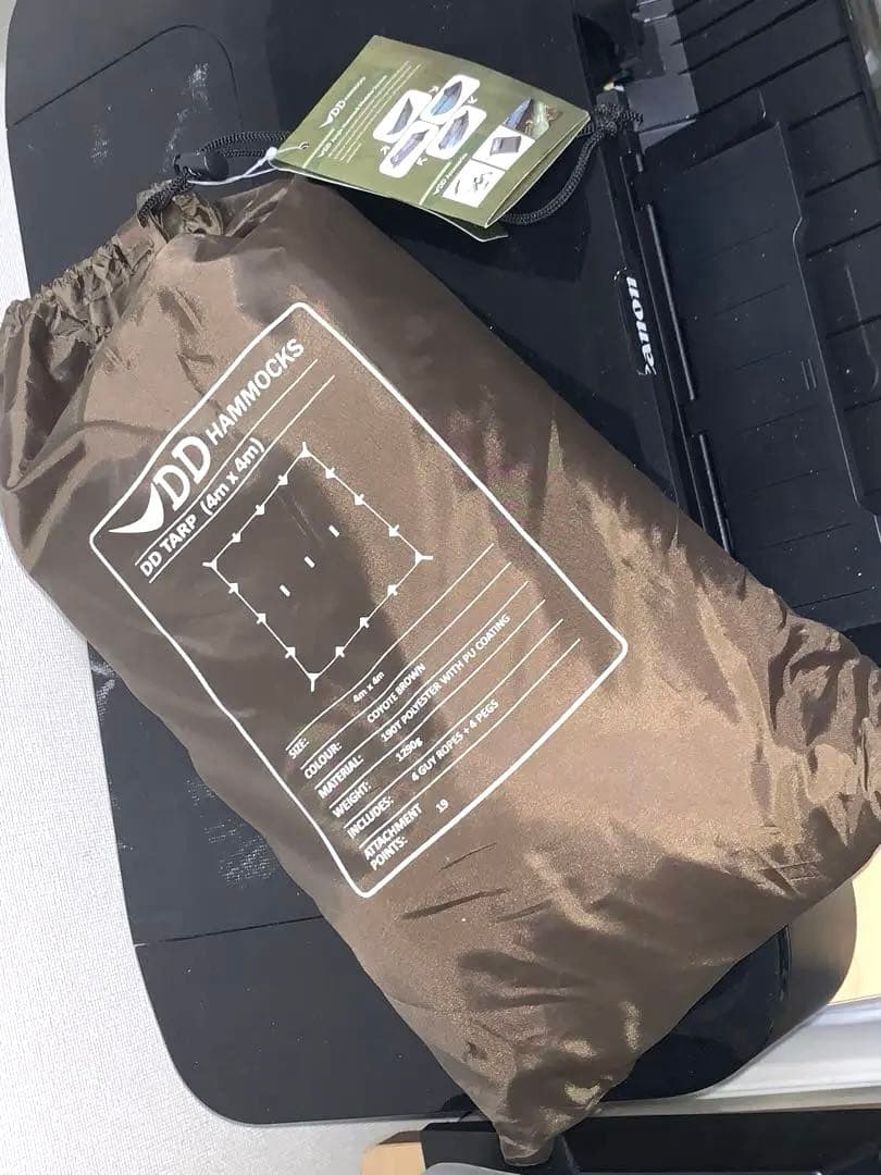 新品タグ付き　DD TARP 4x4m コヨーテブラウン タープ