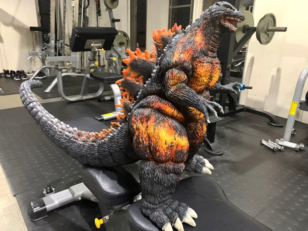 バーニングゴジラ　巨大サイズ全長約120㎝　 リペイントver