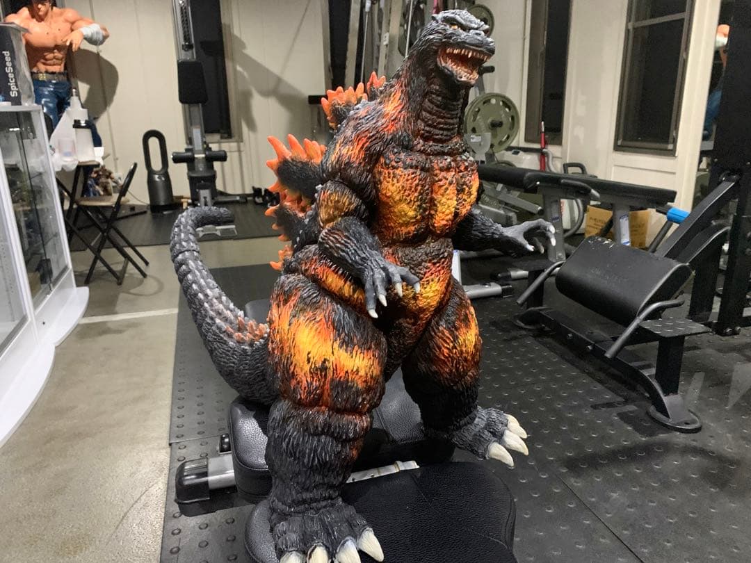 バーニングゴジラ　巨大サイズ全長約120㎝　 リペイントver
