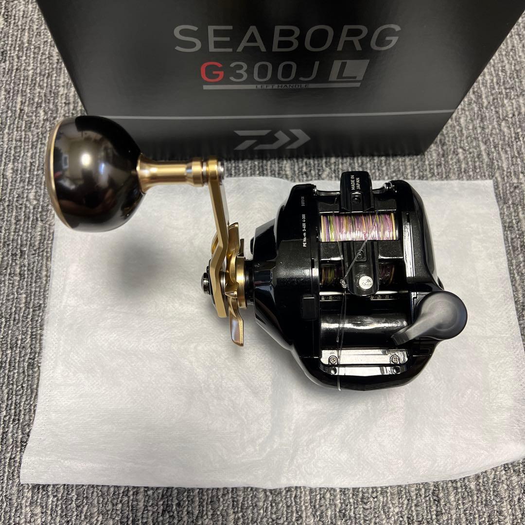 超美品 Daiwaシーボーグ G300JL PE4号300m付