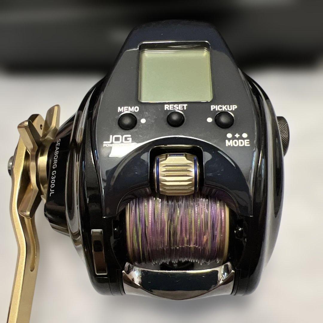 超美品 Daiwaシーボーグ G300JL PE4号300m付