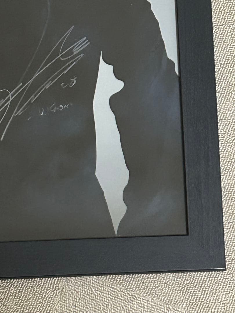SM公式　東方神起 ユノ直筆サイン入り写真額入り
