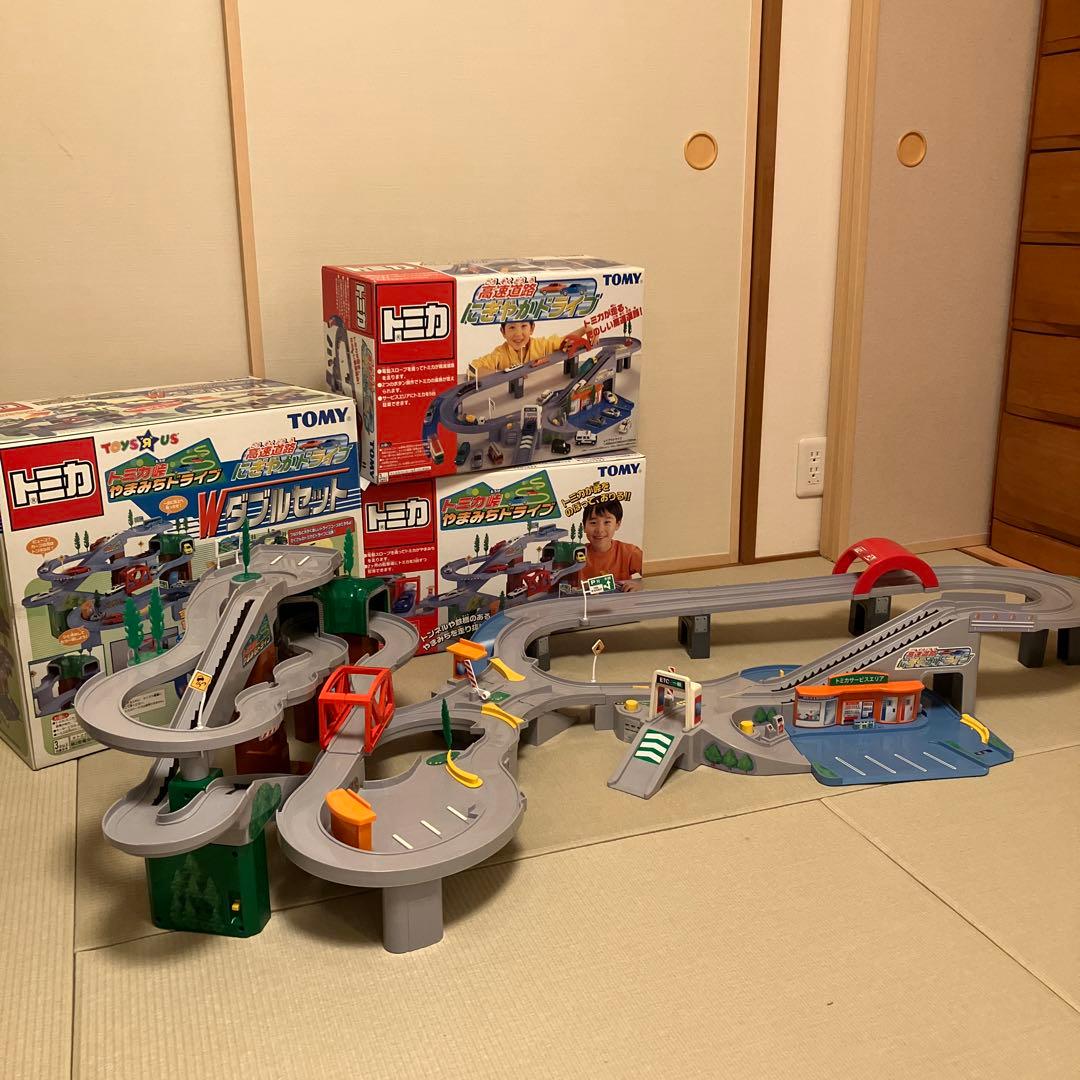 トミカ峠やまみちドライブ 　高速道路にぎやかドライブ　ダブルセット　トミー　廃盤