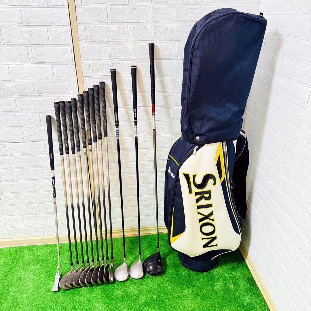 【大人気】スリクソン ヨネックス メンズ ゴルフクラブ 初心者 セット13本