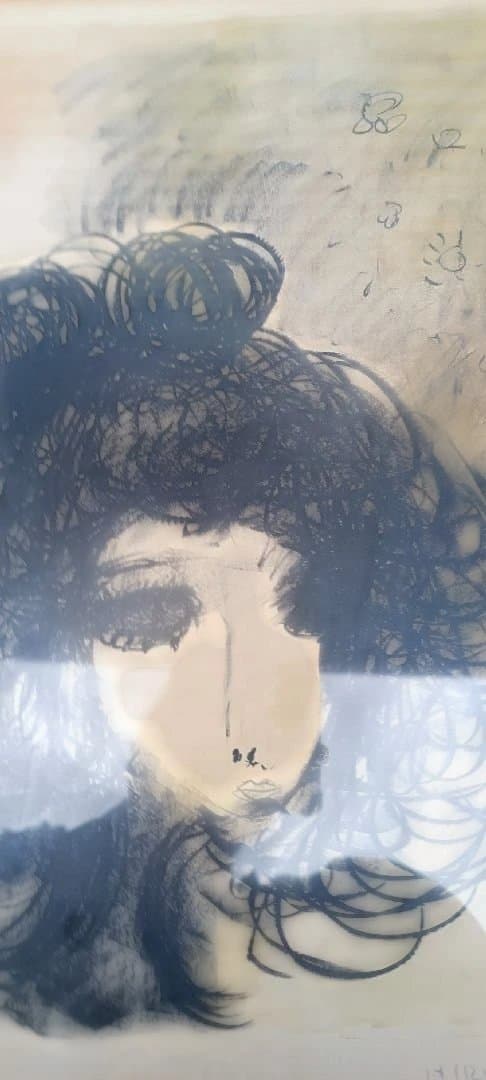 織田広喜 リトグラフ 少女