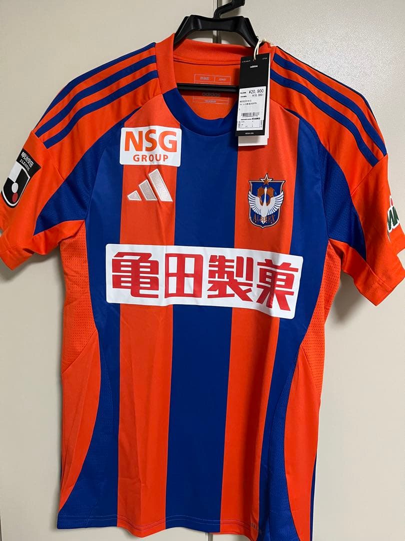 新品未使用 アルビレックス新潟 ユニフォーム 2025 オーセンティックSサイズ