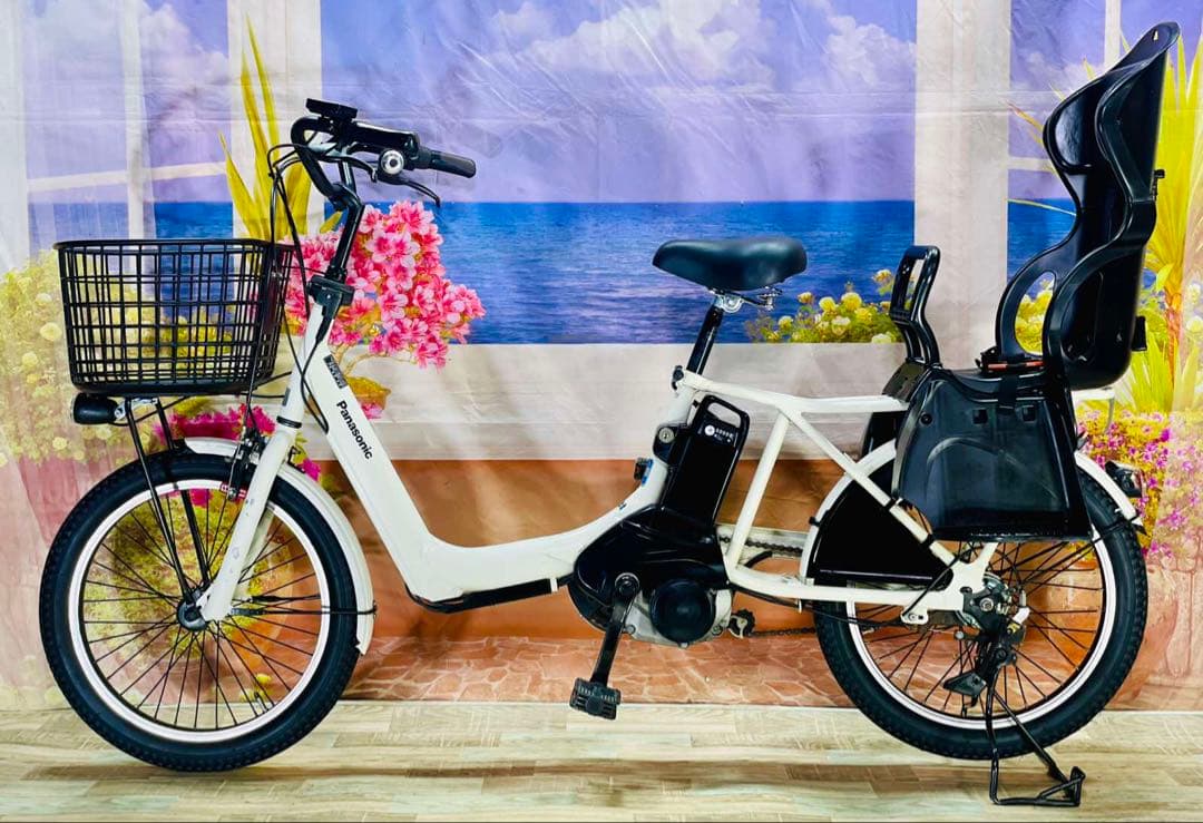 ギュットアニーズ⭐️16AH！パナソニック子供乗せ電動アシスト自転車Y3241