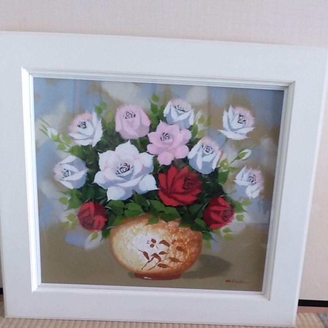 杉浦ミカ 油絵 絵画 薔薇 花の絵