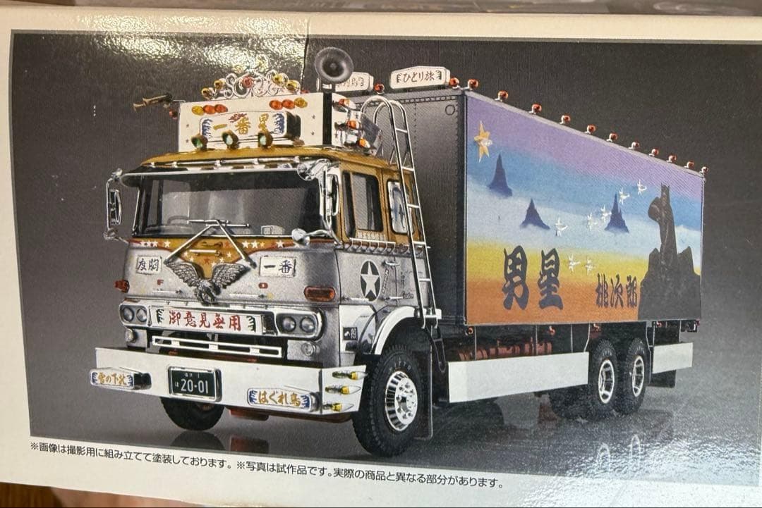 【某ECサイト無在庫出品対策】トラック野郎　一番星御意見無用　アオシマ※未組立品