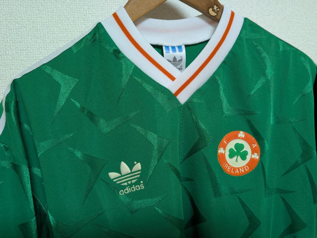 正規品 極美品 希少 アイルランド代表 90–92 ホーム ユニフォーム