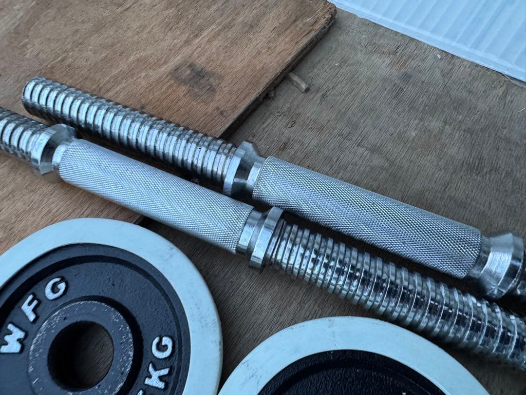 WILD FIT 85kg 16枚セット バーベル スチール プレート 15kg