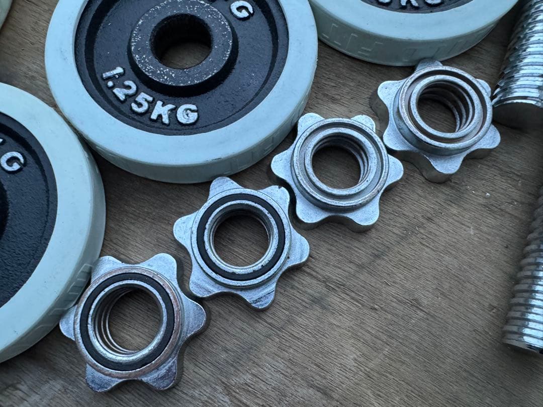 WILD FIT 85kg 16枚セット バーベル スチール プレート 15kg