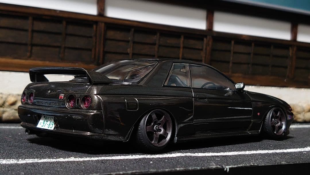 1/24 タミヤ スカイライン r32 完成品