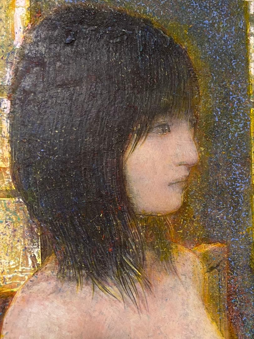 ♦桶田洋明　油彩画　「記憶」　P8号