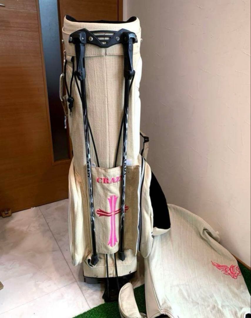 Mino　CRAZY キャディバッグ ホワイト