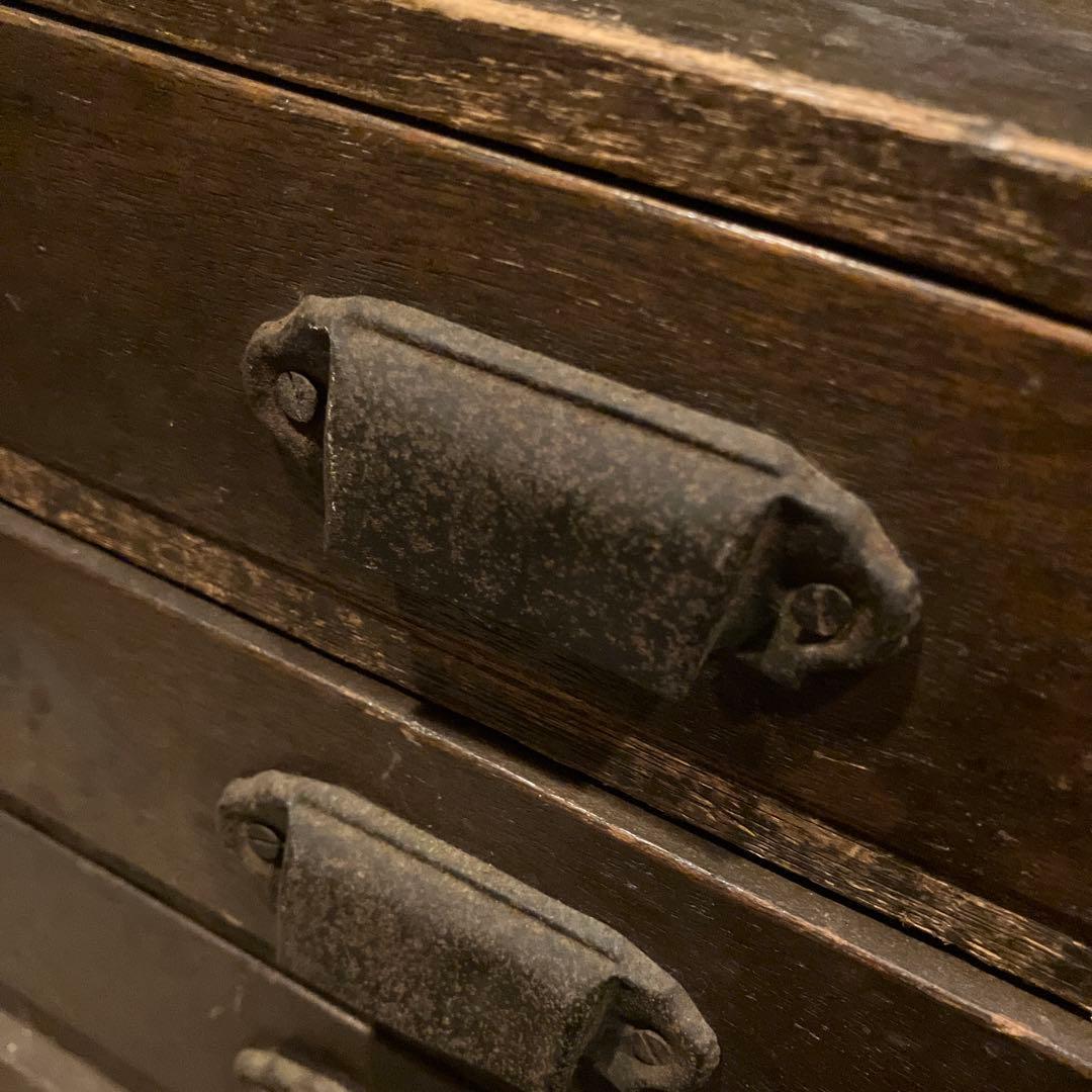 最終セール！古道具・木製12段引き出し小物棚