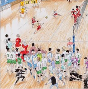 みみこ【終売品】ハイキュー!! 複製原画 最終話 挑戦者たち