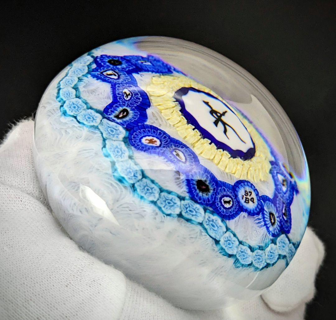 Baccarat 1974年 ミルフィオリ 千の花 ペーパーウェイト