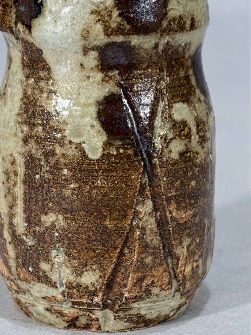 加藤弥右衛門作　美濃伊賀茶入　美品　共箱　茶道具　送料込