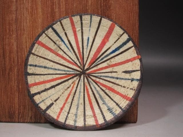 【セール中】★　北大路魯山人　麦藁手　丸向付五客　※一客金直し★x531