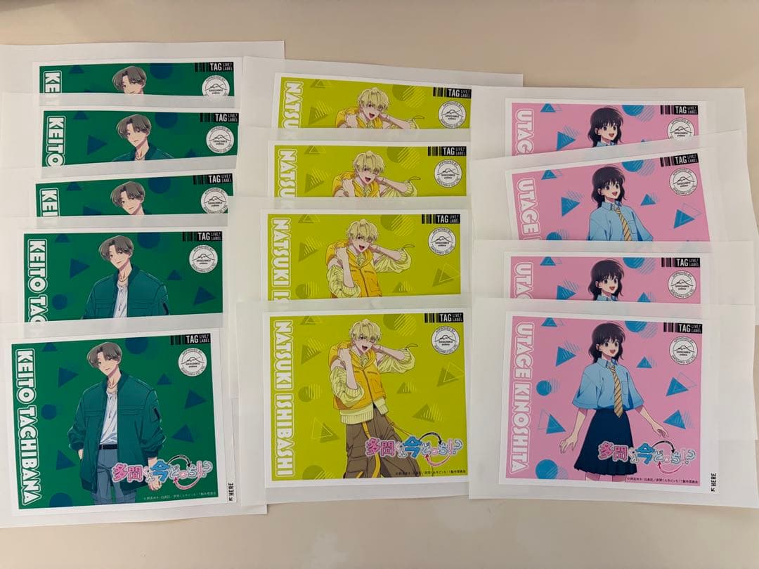 多聞くん今どっち アクキー 缶バッジ +α