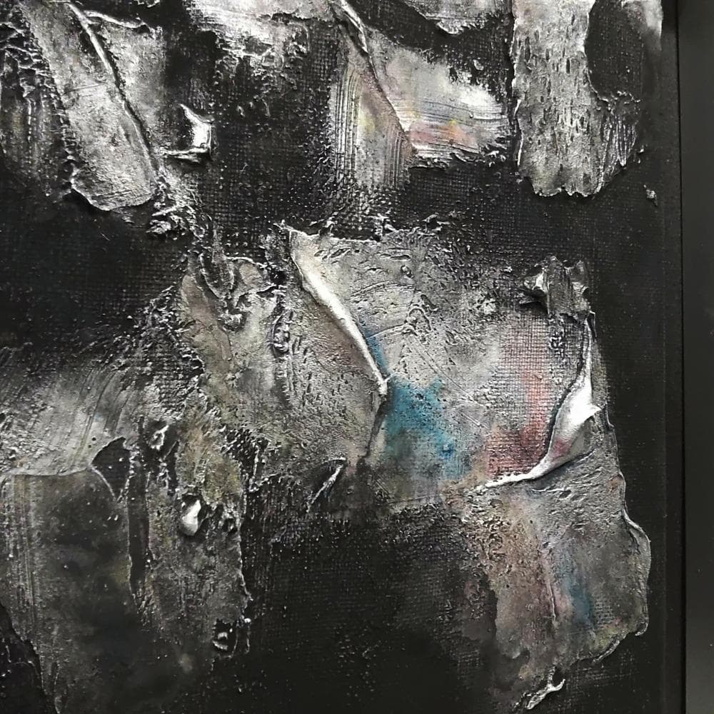 内野隆文　抽象画　SM　サムホール　絵画　キャンバス　現代美術　アート作品　真作