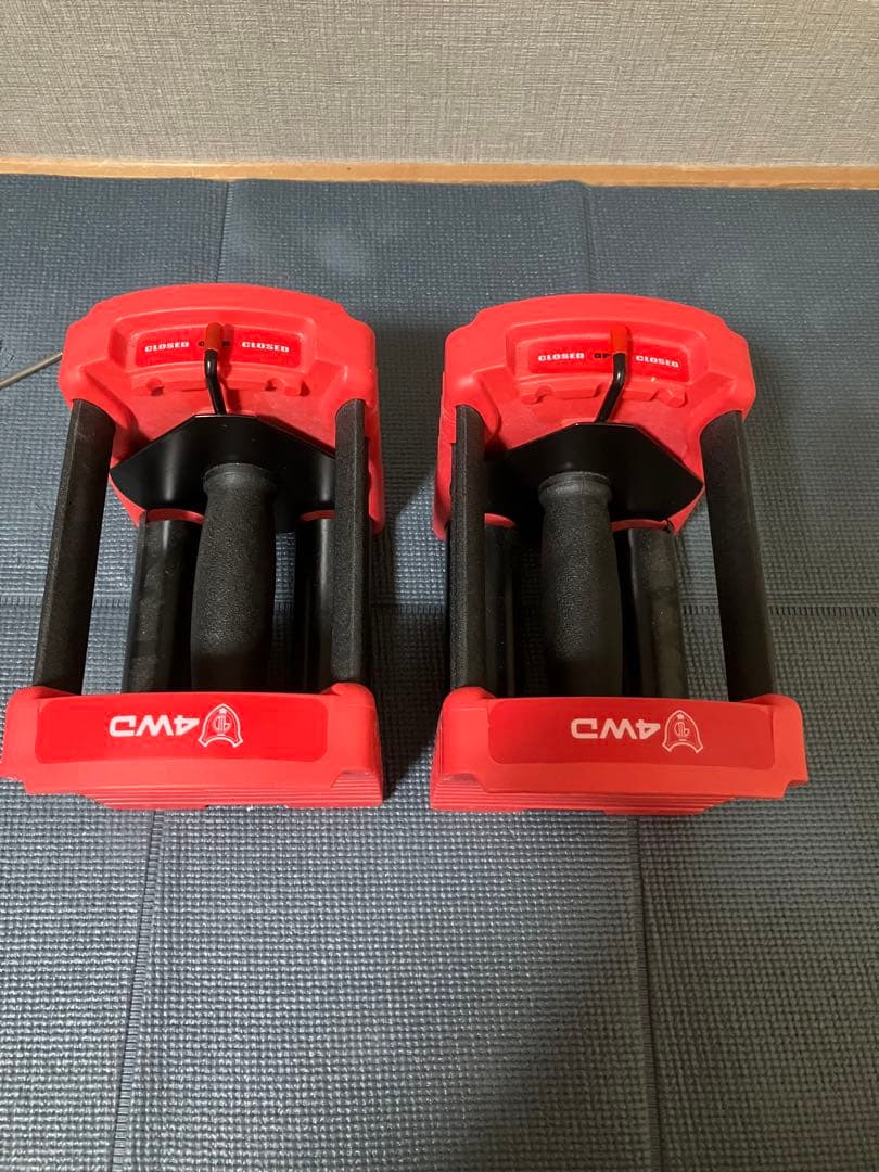 【引き取り限定】4WD 可変式ダンベル　41kg  2個セット