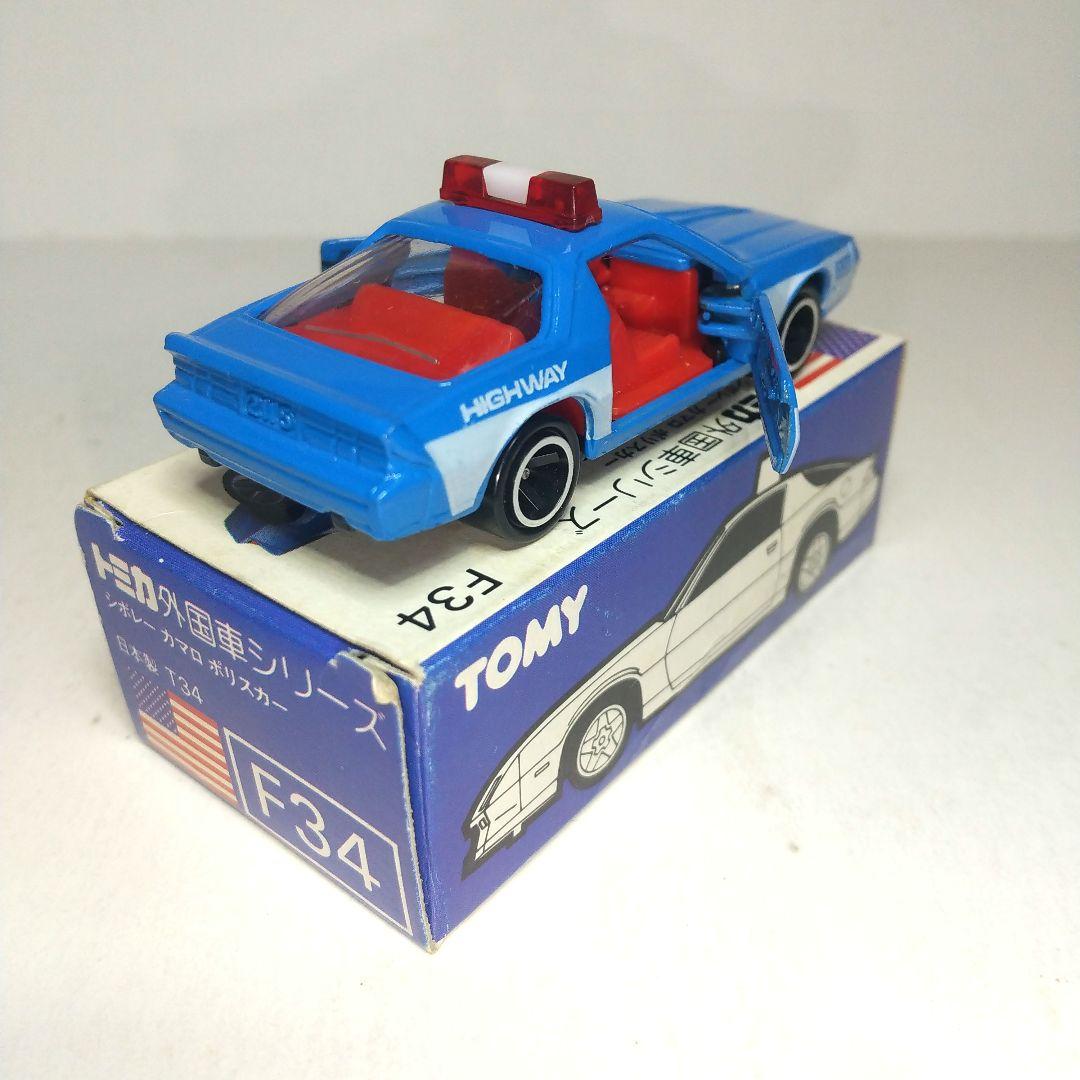 (3382)トミカ 青箱 日本製 シボレー カマロ ポリスカー