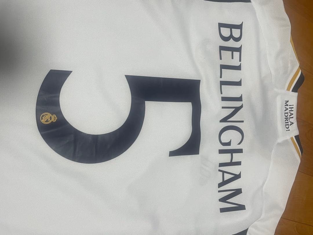 レアル・マドリード　ユニフォーム　半袖　ジュード・ベリンガム