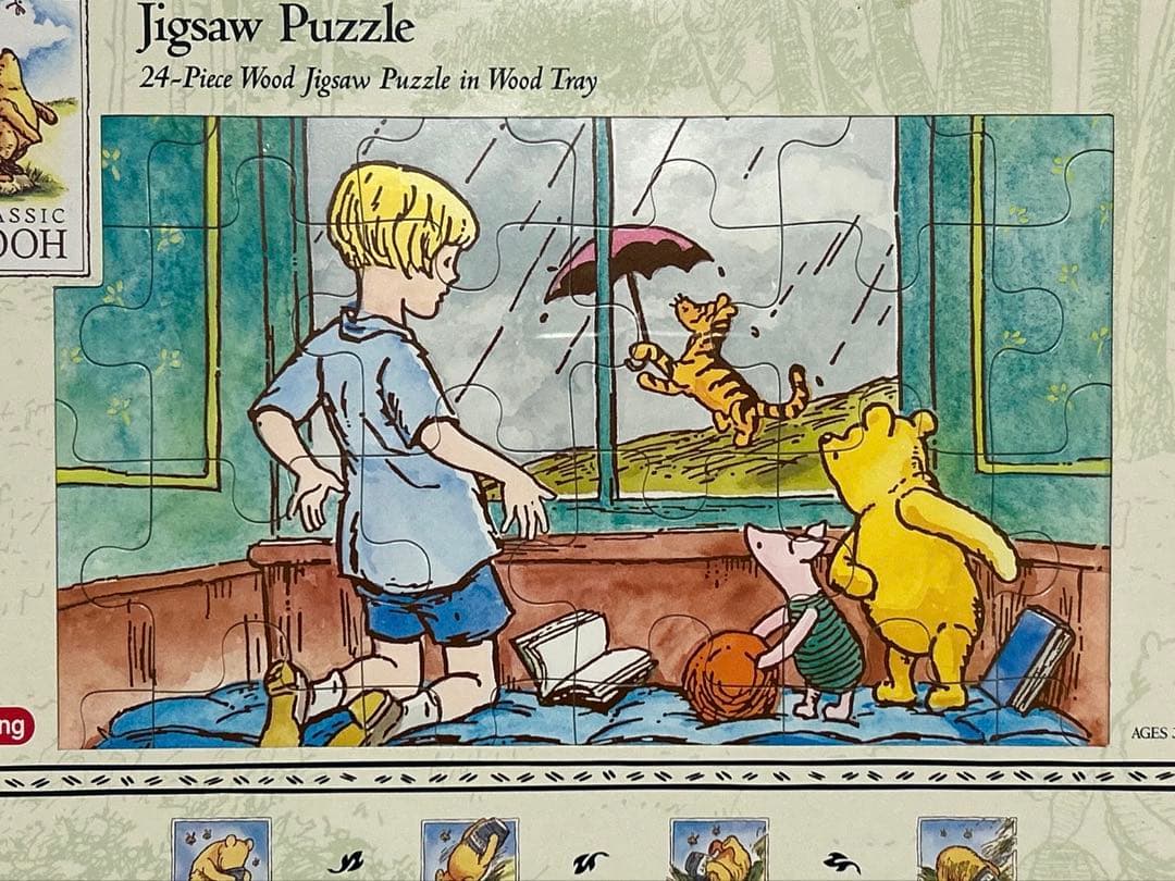 Schylling製 クラシック・プー 木製ジグソーパズル プーさん